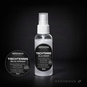 Tischtennis Belagreiniger 50ml Spray für griffige Noppen-Innen Beläge und maximale Rotation