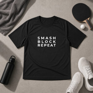 Tischtennis Trikot „smash block repeat“ | atmungsaktiv