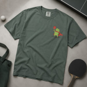 Tischtennis T-Shirt: Tiny Heroes Club "Frosch"