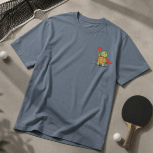 Tischtennis-Shirt: Tiny Heroes Club "Schildkröte"