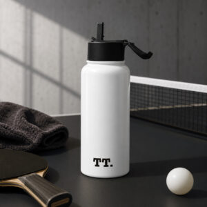 TT. Tischtennis Trinkflasche (950ml) – Thermo-Edelstahl