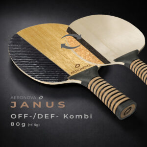 Aeronova Janus Tischtennis Kombiholz für Störspiel Titelbild von Aeronova Manufaktur Frankfurt Kombiholz