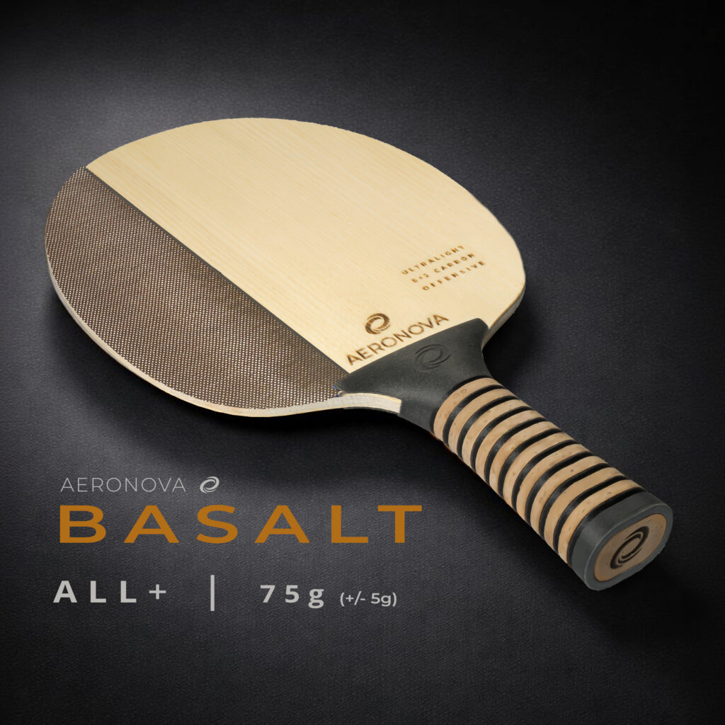 Aeronova Basalt Tischtennis Holz Titelbild von Aeronova Manufaktur Frankfurt