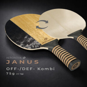 Aeronova Janus Tischtennis Kombiholz für Störspiel Titelbild von Aeronova Manufaktur Frankfurt Kombiholz