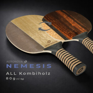 NEMESIS 5+2 Tischtennis Kombiholz für das kontrollierte Störspiel